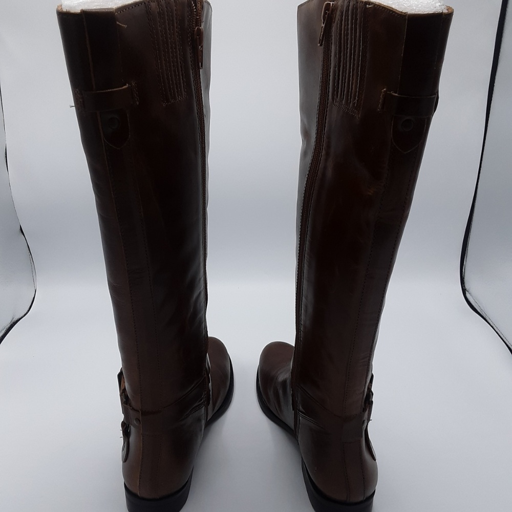 Matisse Britain Brown Leather Riding Boots - Picture 5 of 7
